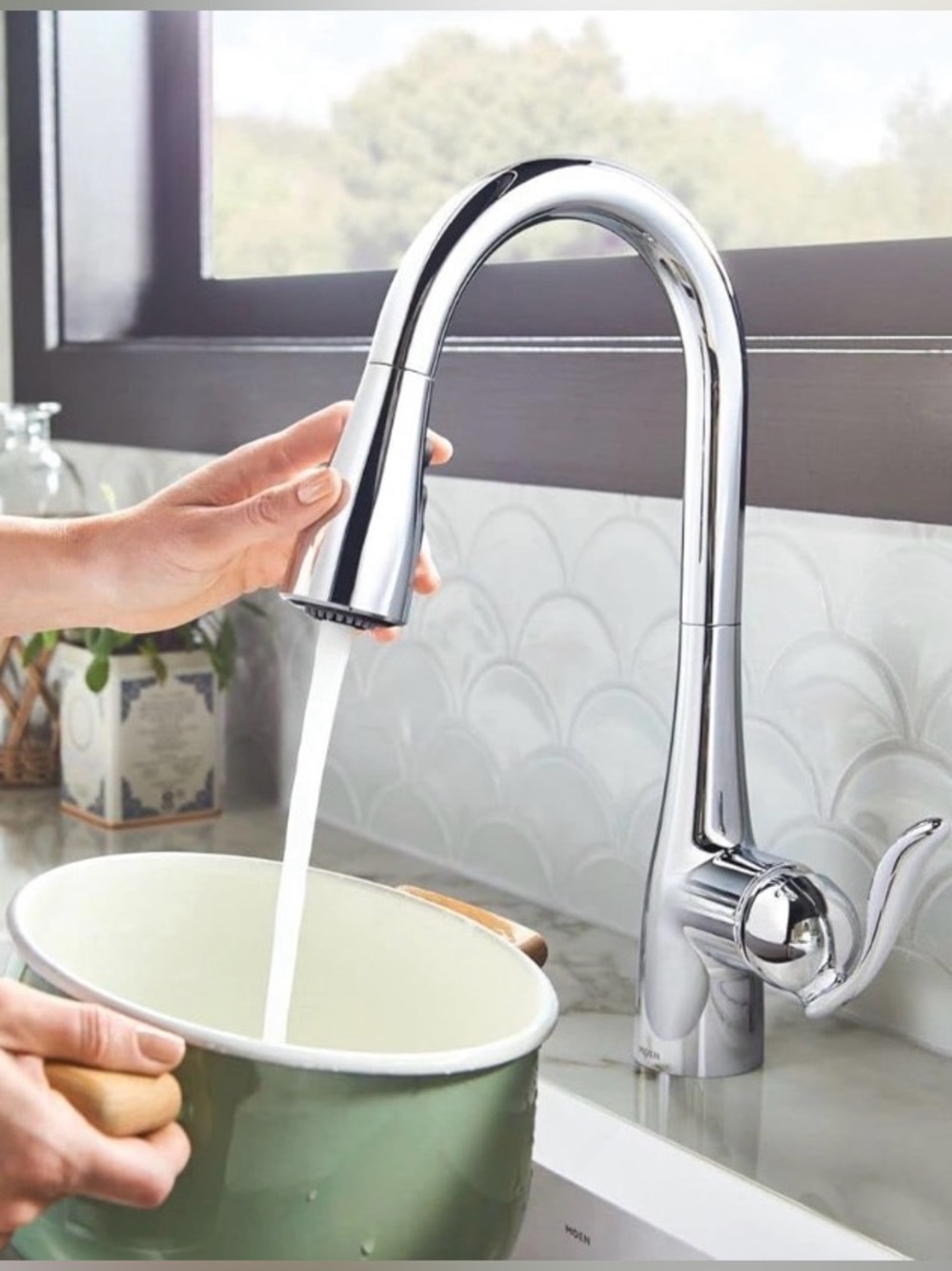⭐️ NEW ⭐️ Moen Arbor Chrome Single Handle Faucet 5995